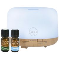 OCO Life Cool Mist Ultrasonic Aroma Diffuser with 2 Oil Blends
